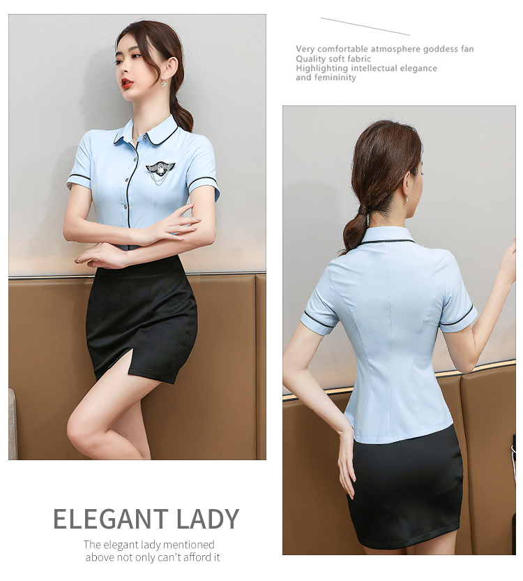 Hotel ktv beautician work clothes short-sleeved suit G25-3018