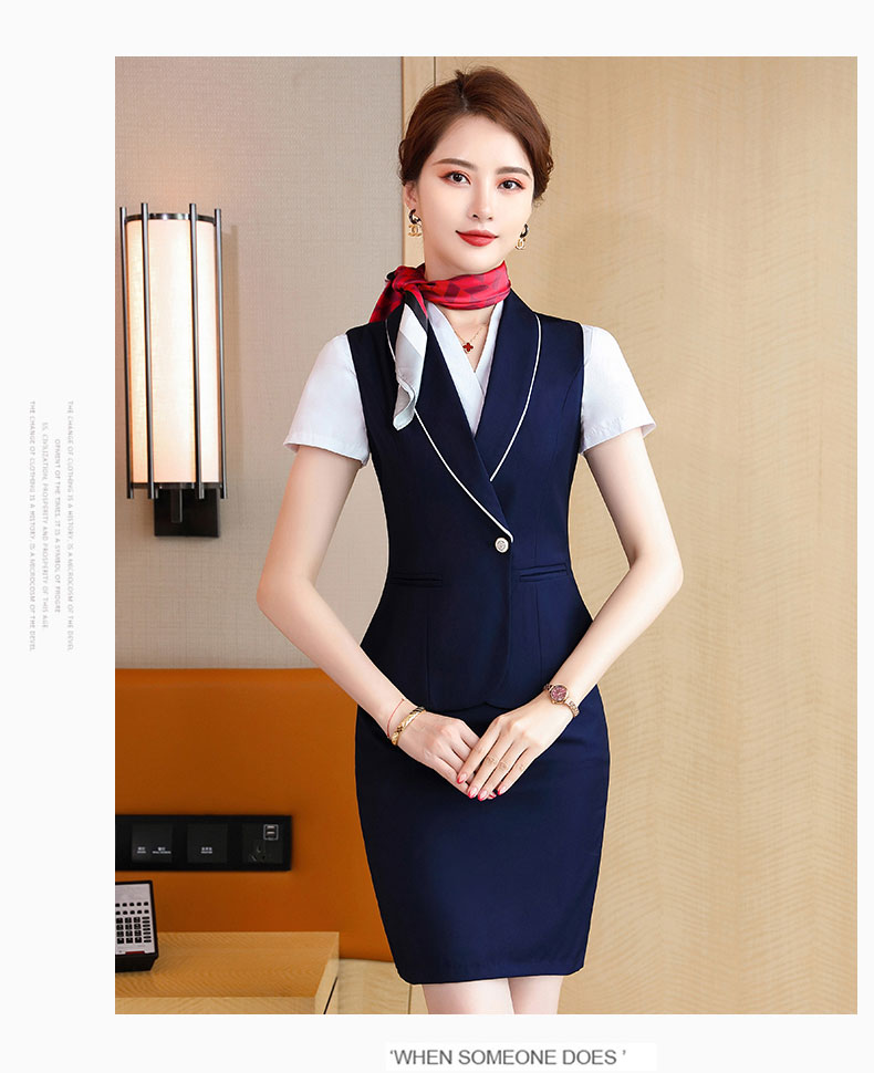 Elegant and decent one button suit vest 173-228 vest