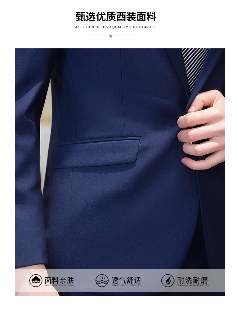 Thick white-collar business slim fit one button middle slit suit jacket for women 81-8833-37-39 women jacket