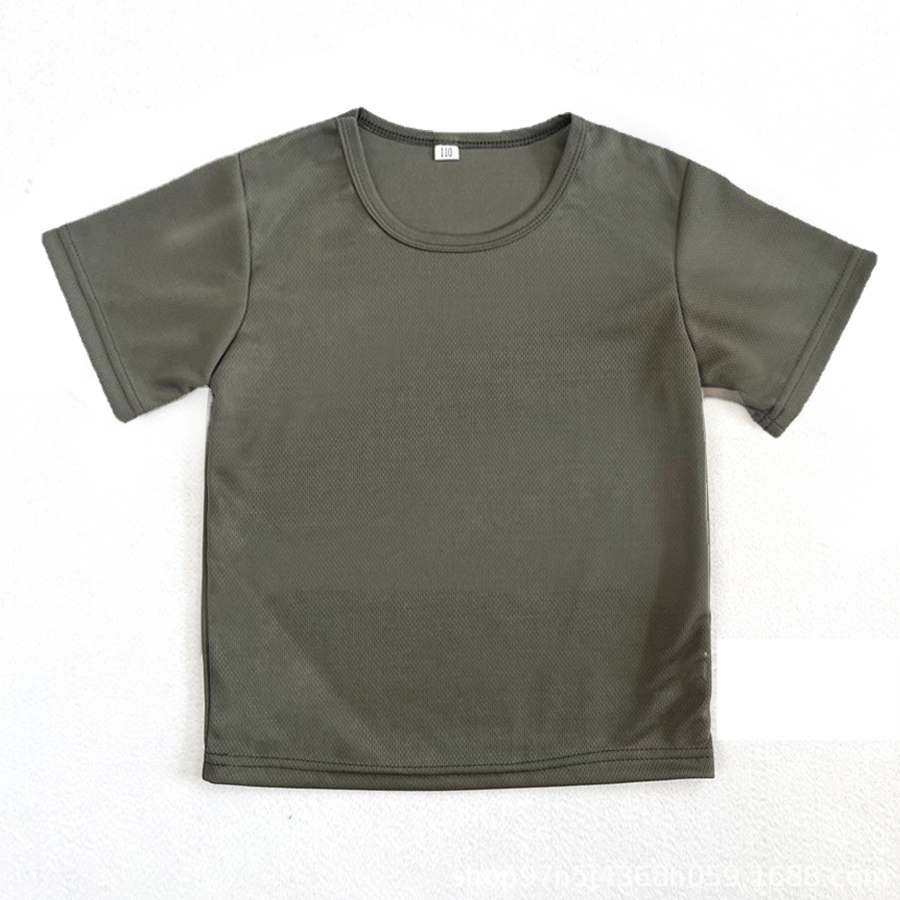 Children physical fitness clothing camouflage clothing T-shirt performance clothing B09-J-LT601