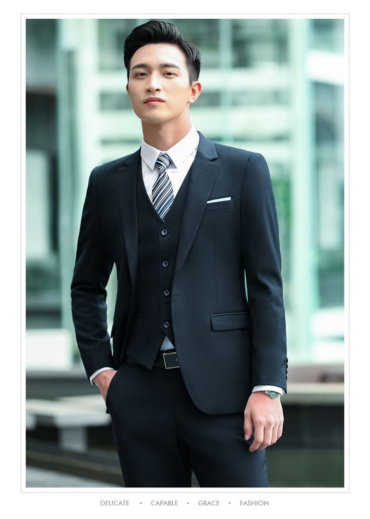 Business commuting single button suit outerwear men DQ1-289 jacket men