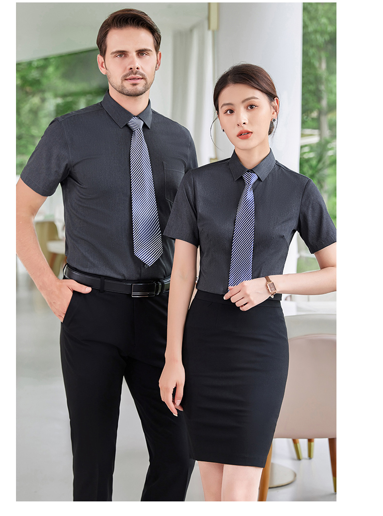 High-end business professional shirt 180-1TL880 short sleeve