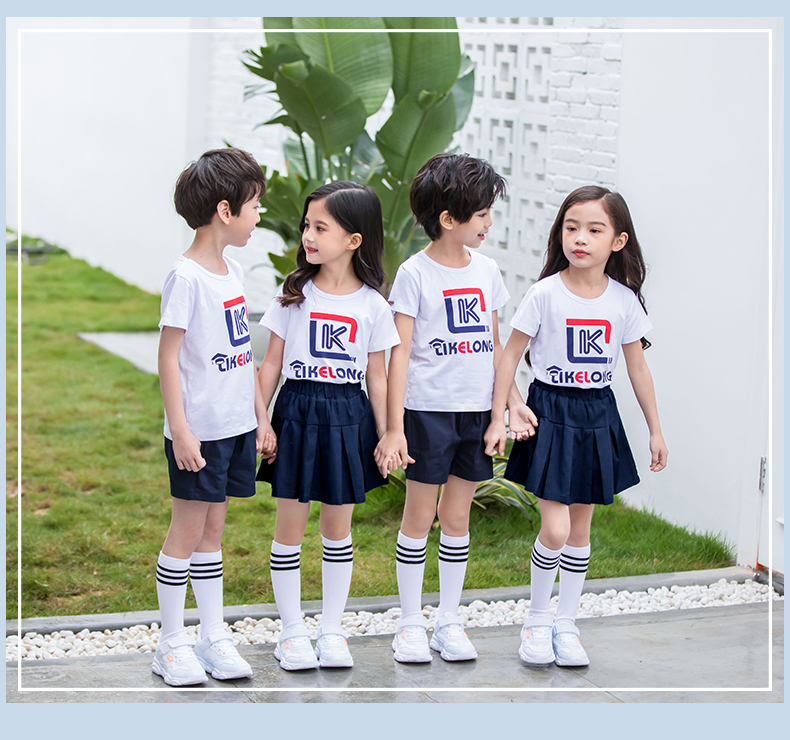 Sports cotton kindergarten uniform suit 455-8122