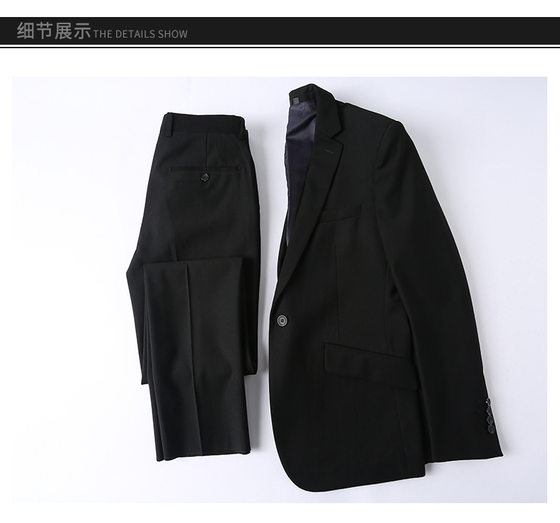 Business straight suit pants men 188-0602 men suit pants