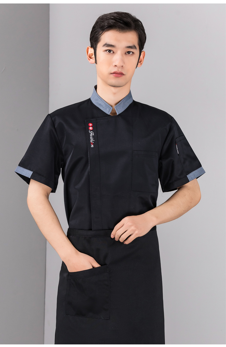 Ruyi short-sleeved hotel chef uniform top H01-2022-22