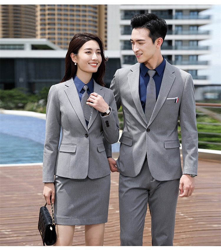 Business color spinning elastic one button suit jacket for men and women DQ1-589 jacket