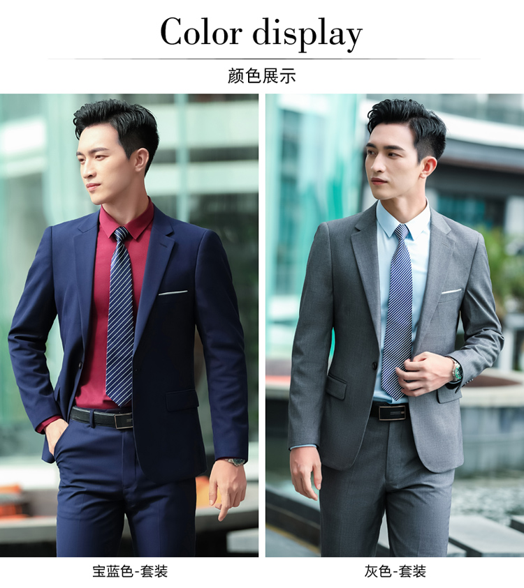 Business commuting single button suit outerwear men DQ1-289 jacket men