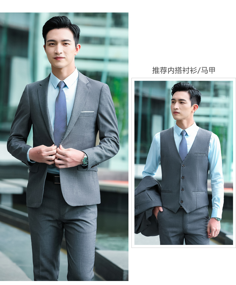 Business commuting single button suit outerwear men DQ1-289 jacket men