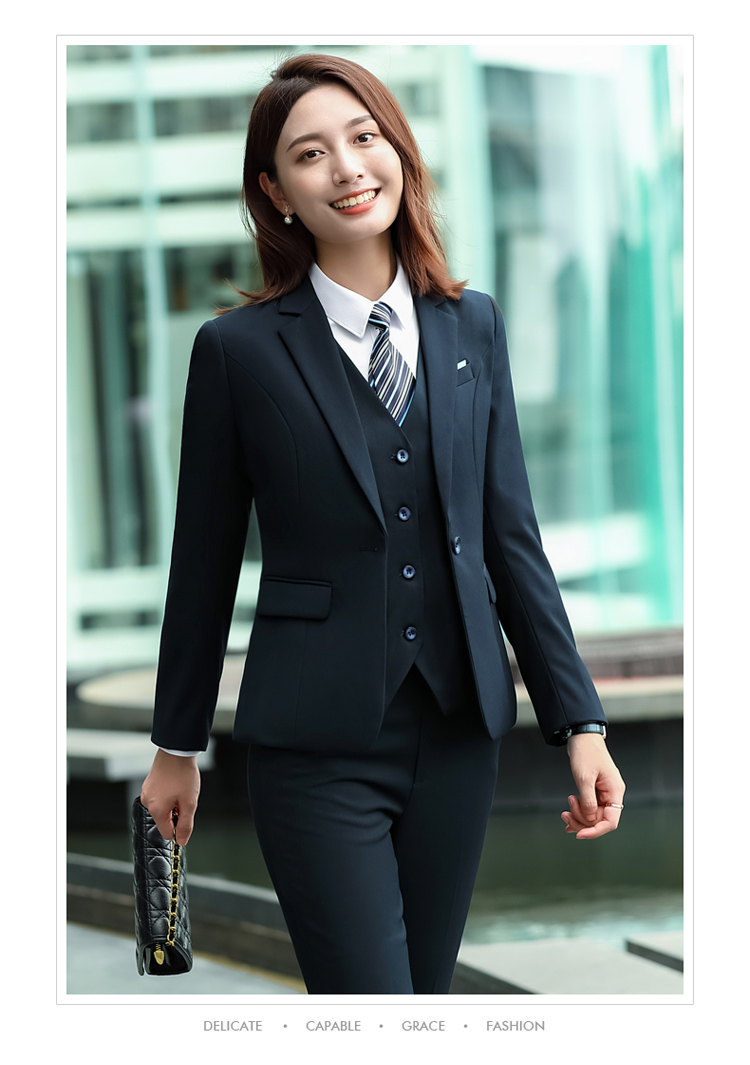 Business commuting single button suit outerwear female DQ1-289 jacket female