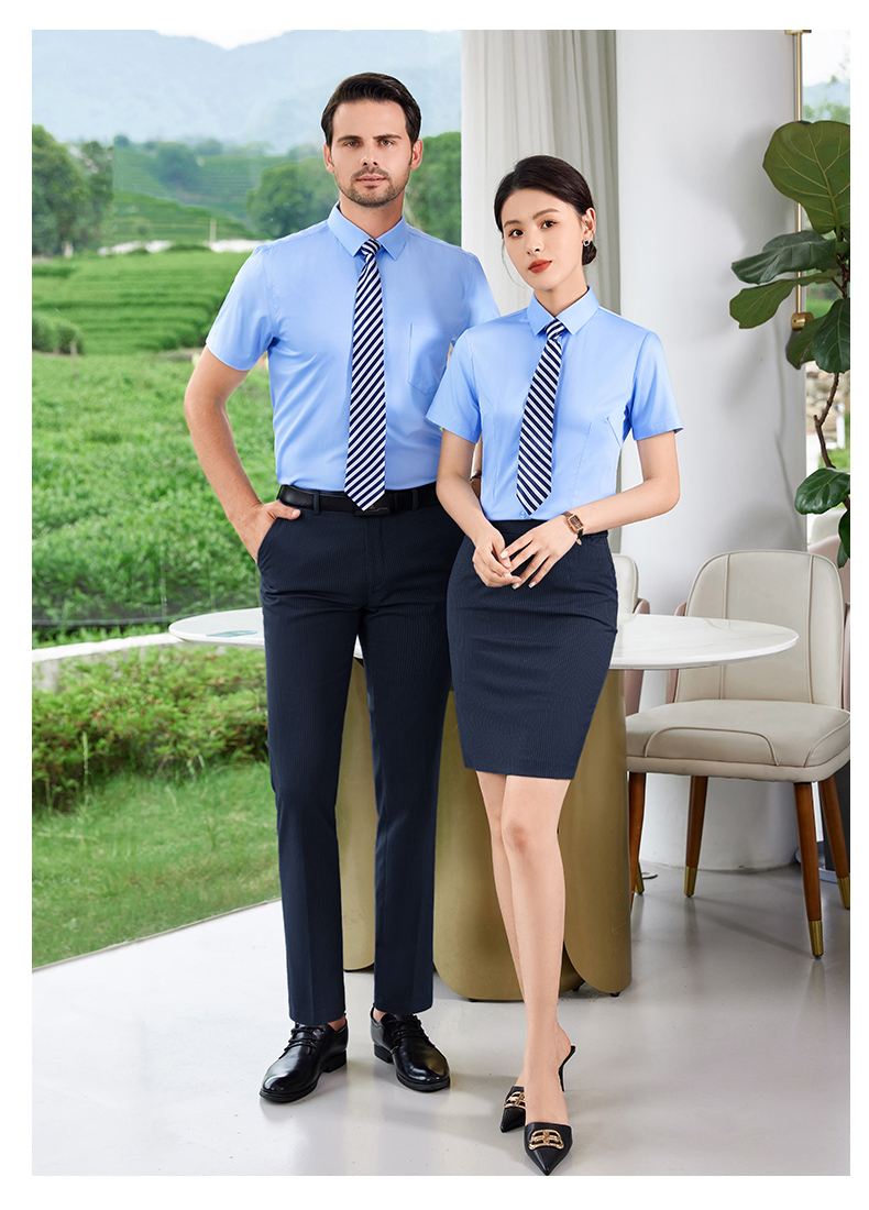 High-end business professional shirt 180-1TL880 short sleeve