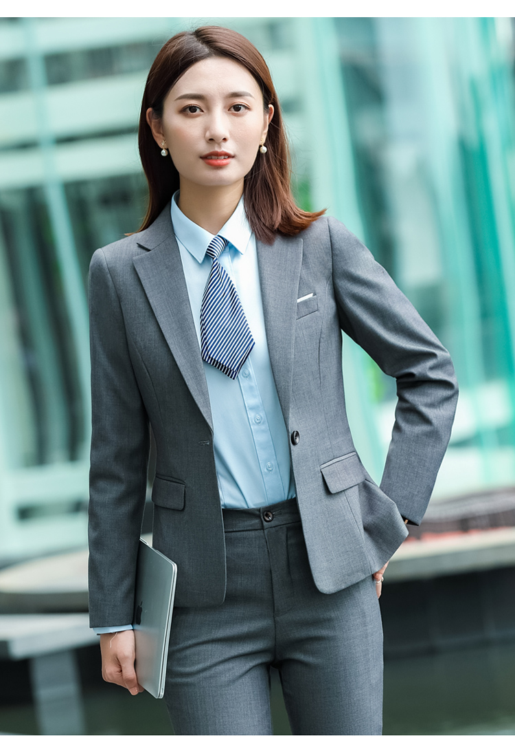 Business commuting single button suit outerwear female DQ1-289 jacket female