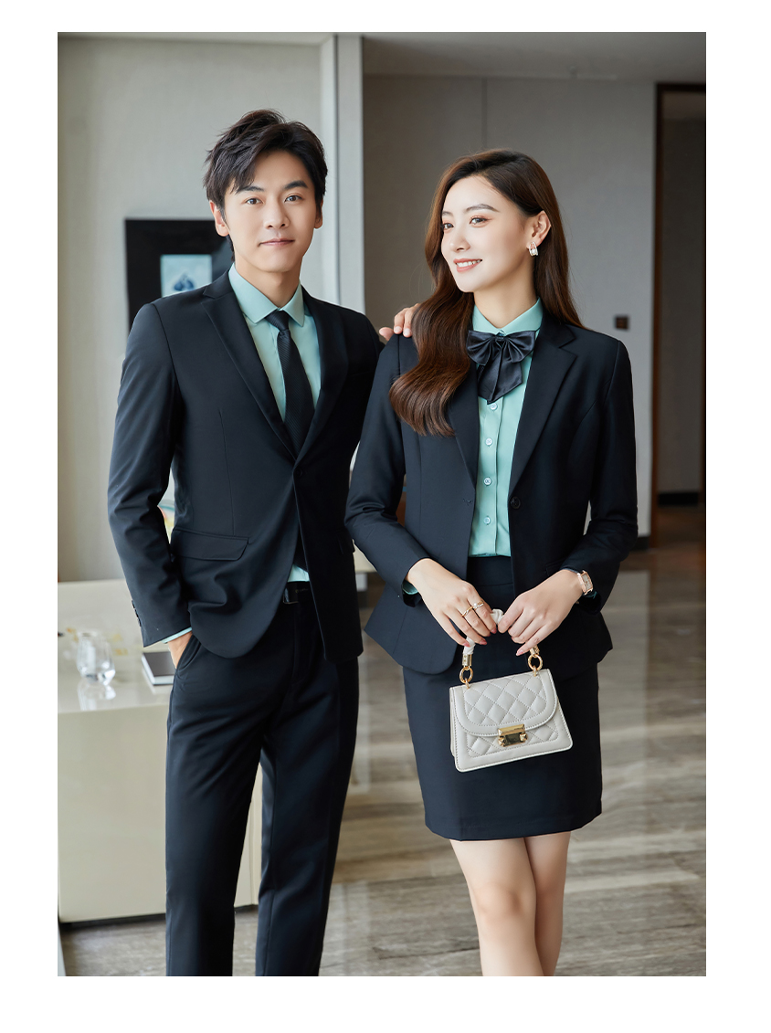 Two-button professional suit jacket for men and women 129-988 double-button jacket