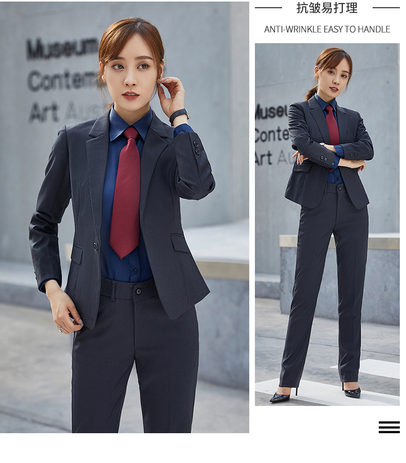 Business single button professional jacket for women 188-0601 women jacket