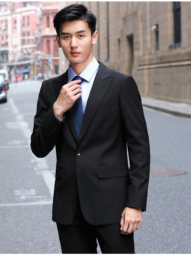 Color-spun elastic business casual professional suit trousers for men DY9-138 men suit trousers