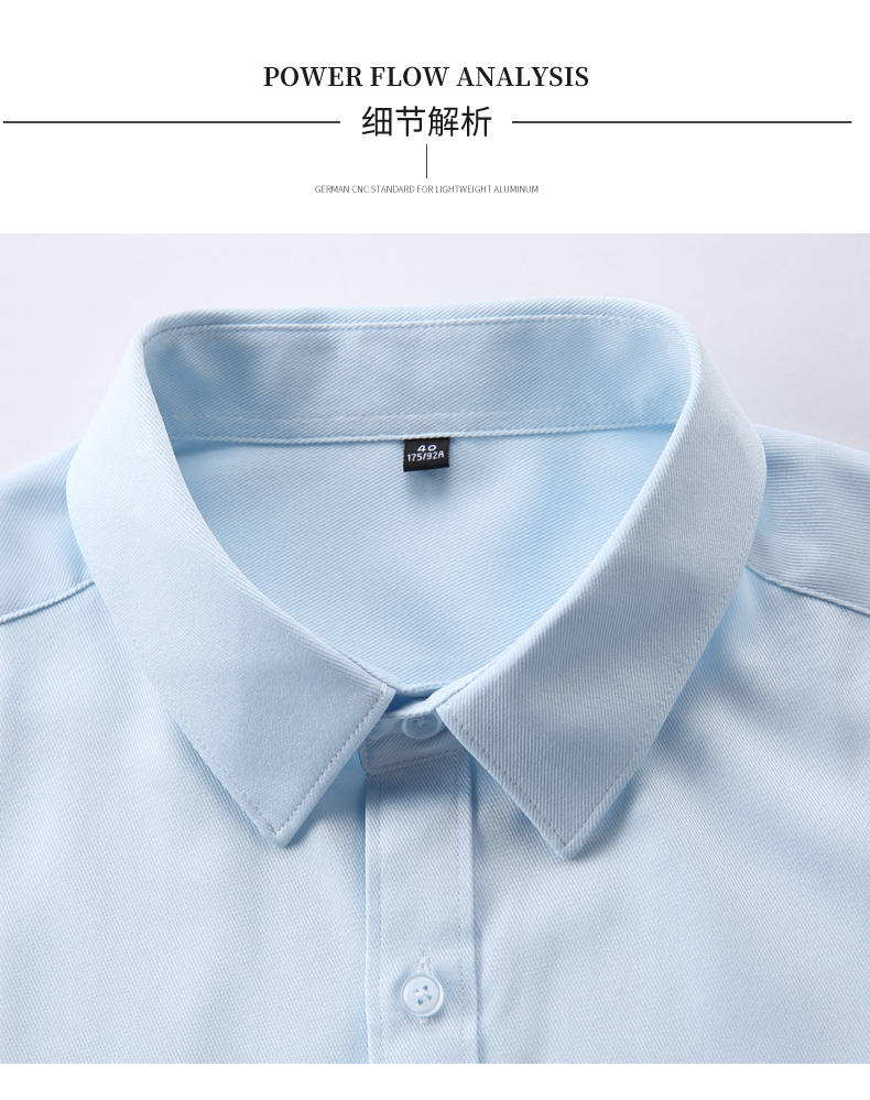 Fine twill stretch short-sleeved shirt for men DQ1-8802 short-sleeved shirt for men