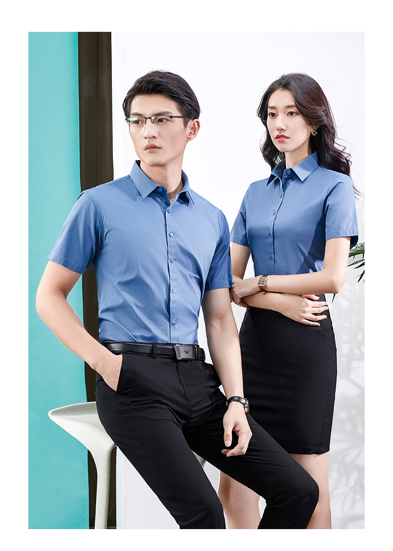 Business slim short-sleeved shirt 188-808 men short-sleeved shirt