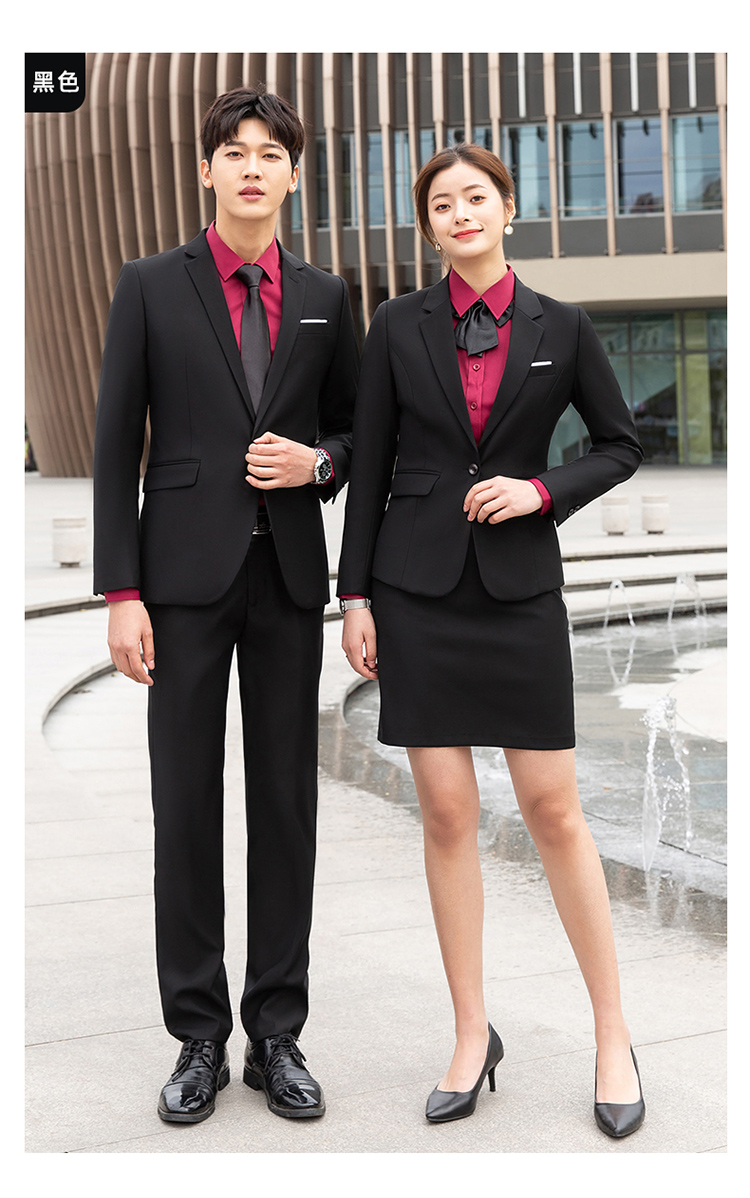 Business professional one button suit jacket for men and women 81-9933 jacket