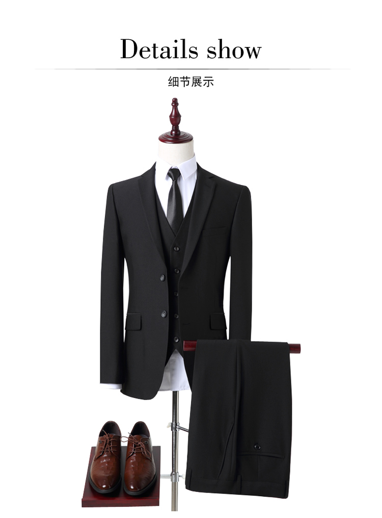 Business slim fit serge two button long sleeve suit jacket for men and women DQ1-288 jacket