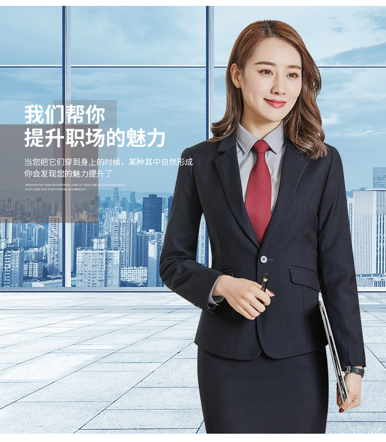 Double button back double slit business professional jacket for women 188-0602 women jacket