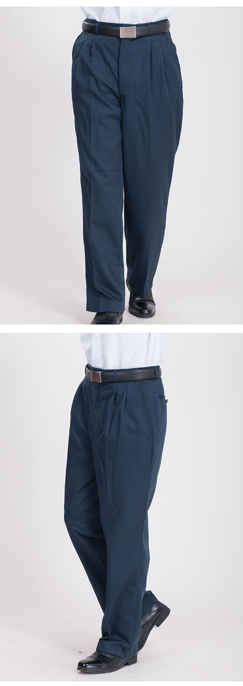 Summer thin polyester-cotton security pants H08-N015