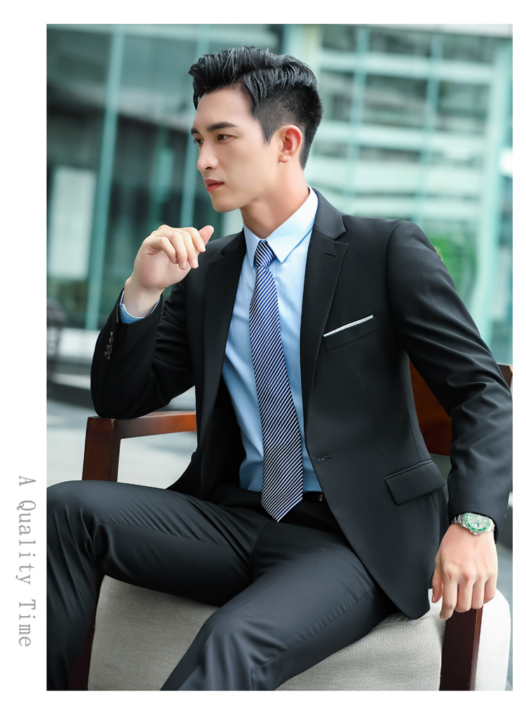 Business commuting single button suit outerwear men DQ1-289 jacket men