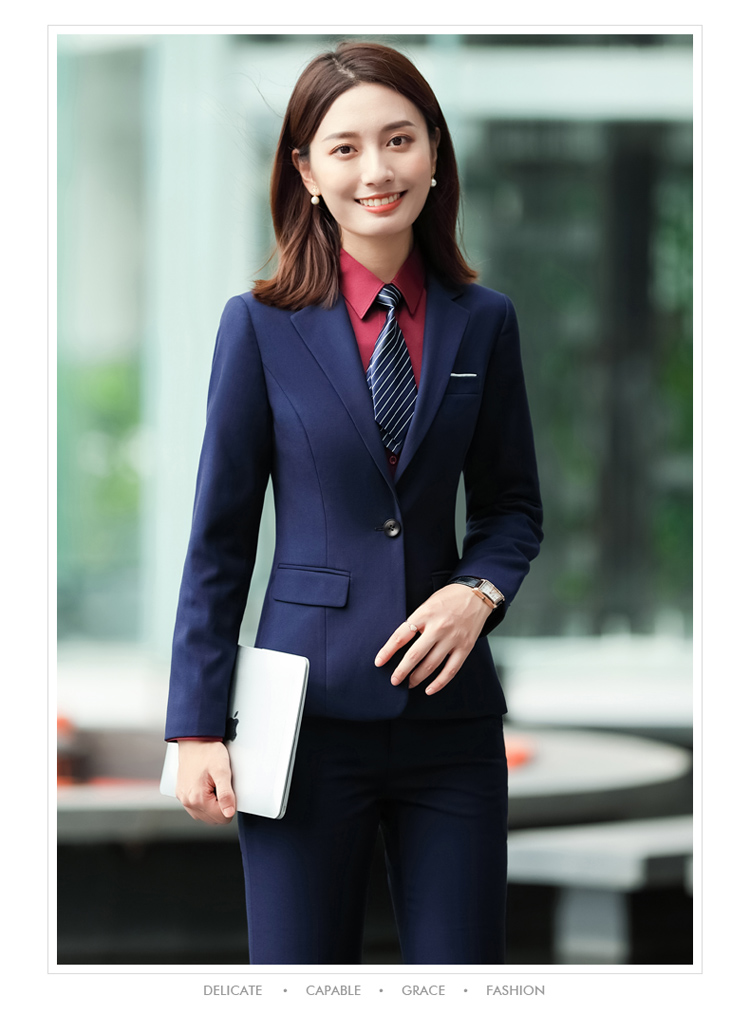 Business commuting single button suit outerwear female DQ1-289 jacket female