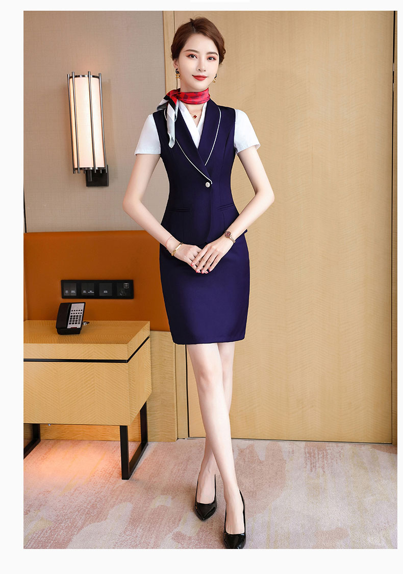 Elegant and decent one button suit vest 173-228 vest