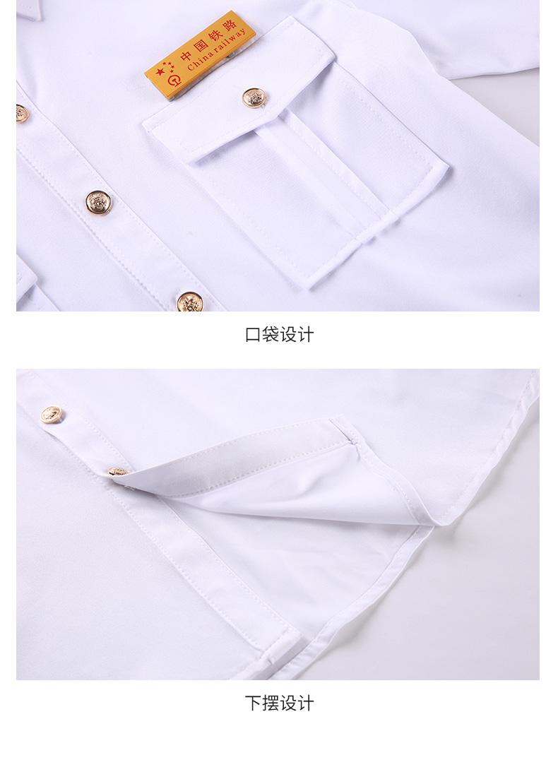 Business elegant professional shirt men 173-6085 short-sleeved shirt men