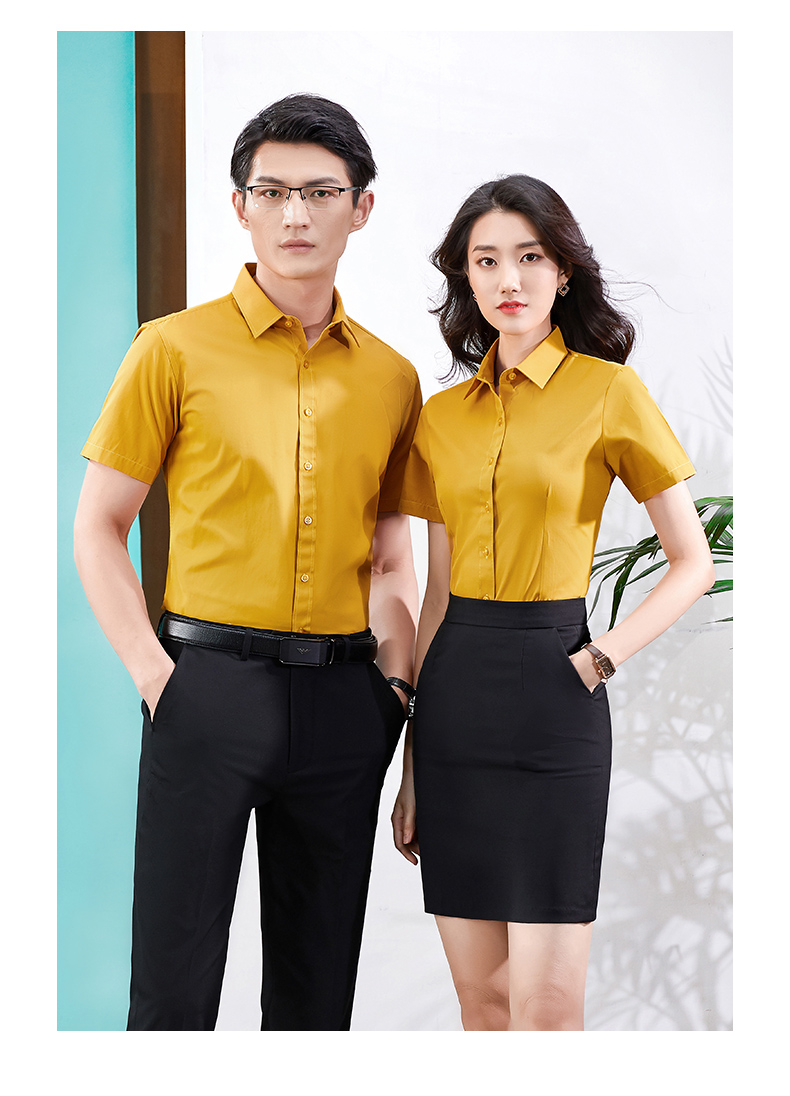 Business slim short-sleeved shirt 188-808 men short-sleeved shirt