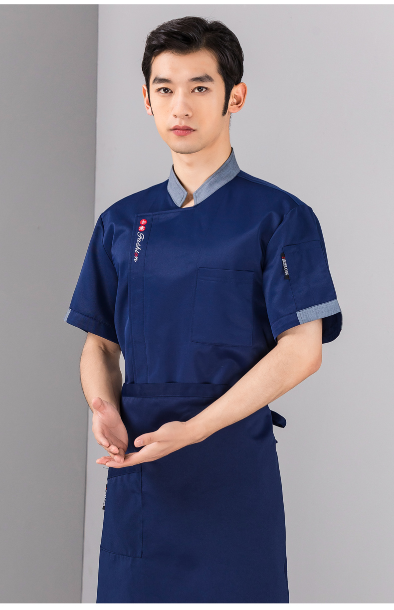 Ruyi short-sleeved hotel chef uniform top H01-2022-22