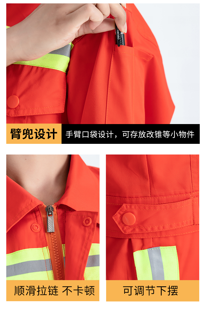 New breathable and comfortable sanitation long-sleeved work clothes H22-2361 summer long sleeve