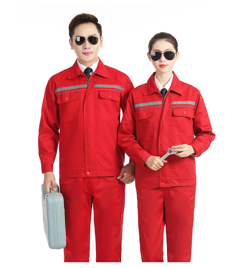 Double anti-static spring and autumn long-sleeved workwear tops H22-914 tops