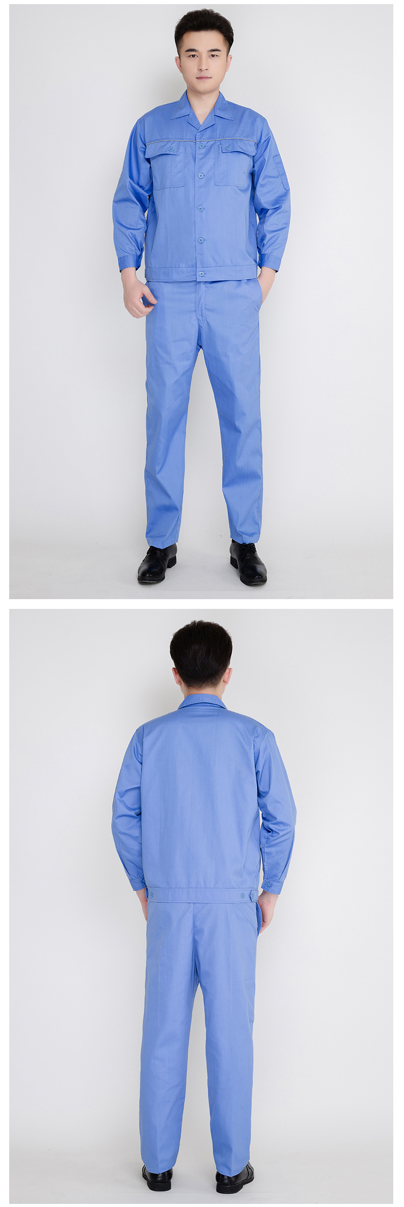 Summer long-sleeved workwear suit B18-D010205