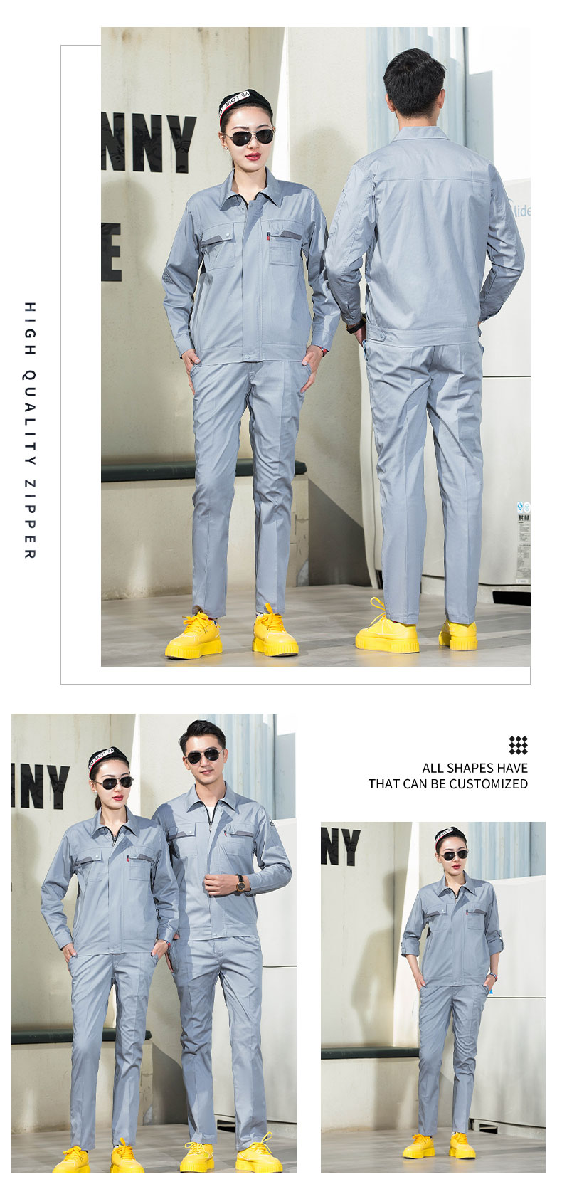 Anti-static fine twill summer workwear labor protection clothing pants B01-730L-732L pants