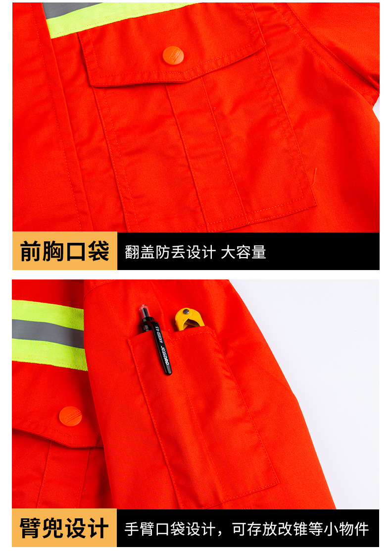 Moisture wicking sanitation thin summer long-sleeved workwear suit H22-2216