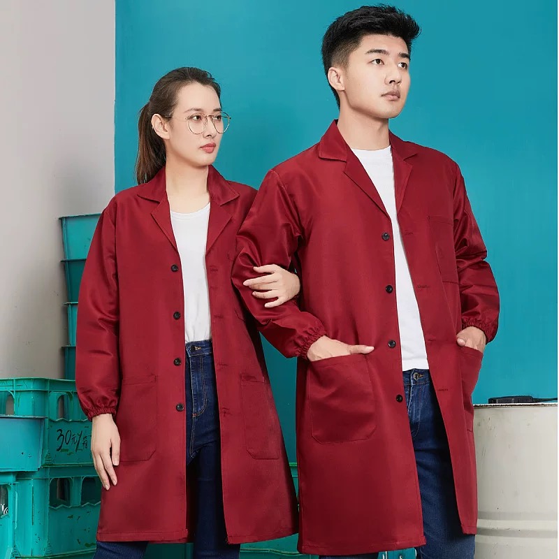 Polyester long sleeve coat L03-1405