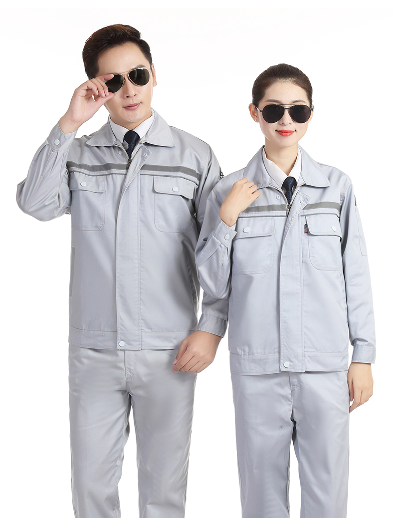 Double anti-static spring and autumn long-sleeved workwear tops H22-914 tops