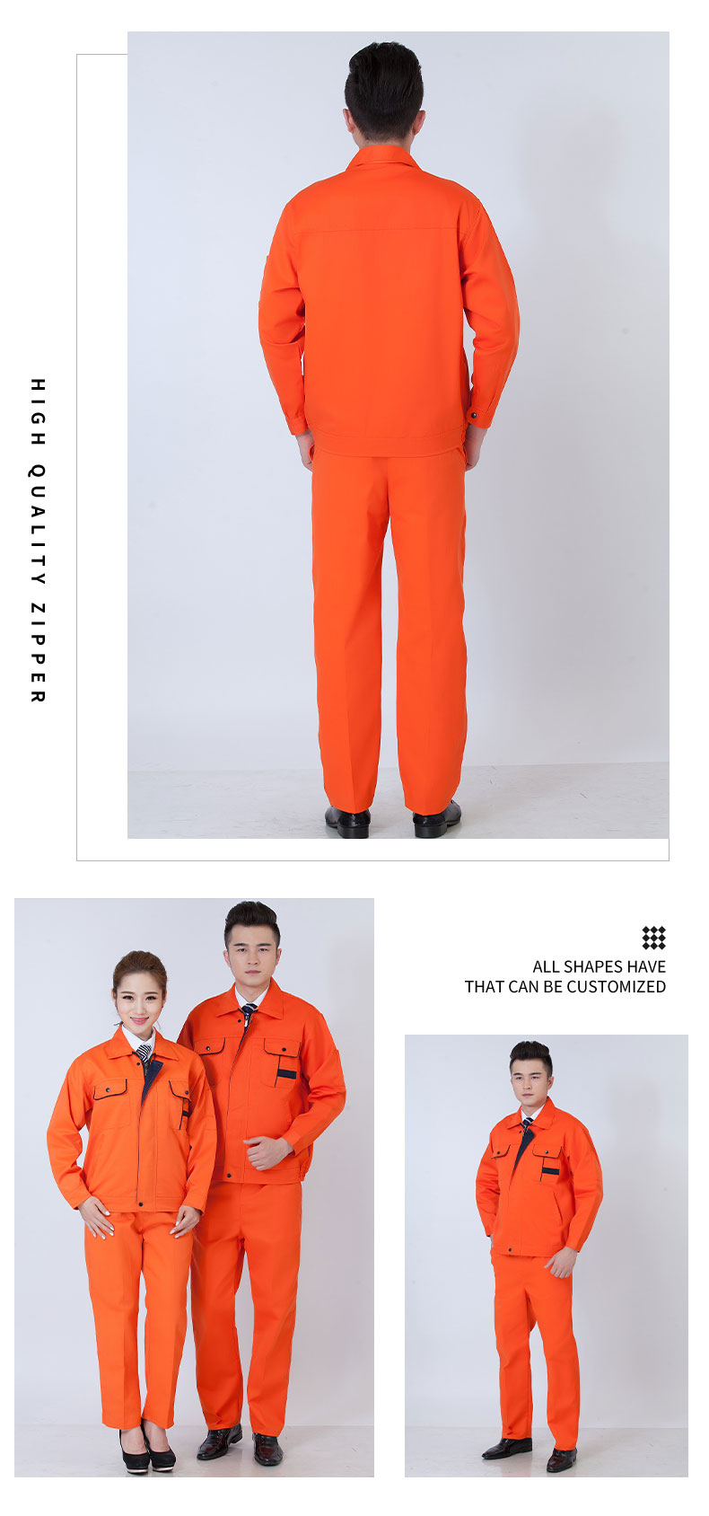 Judou Spring and Autumn Long Sleeve Workwear Labor Protection Clothing Top B16-13 Top