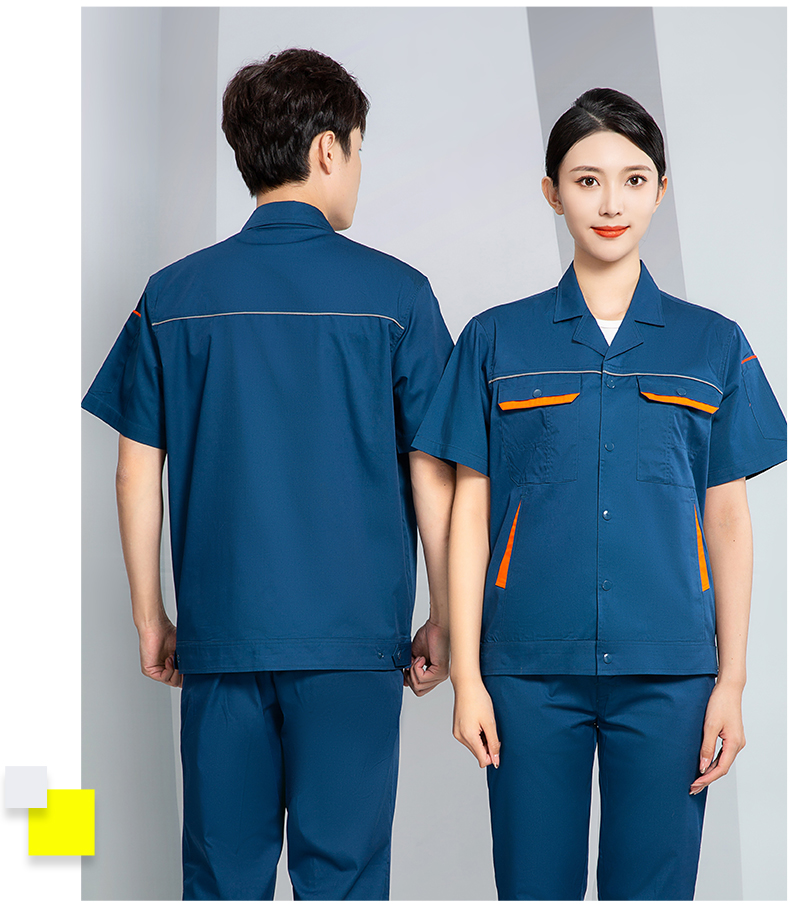 Summer short-sleeved work clothes suit H28-X102