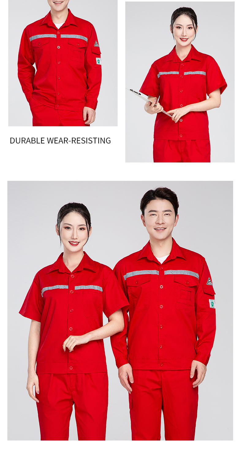 Sinopec anti-static short-sleeved workwear top H22-9151 short-sleeved top