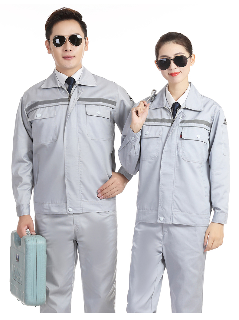 Double anti-static spring and autumn long-sleeved workwear tops H22-914 tops