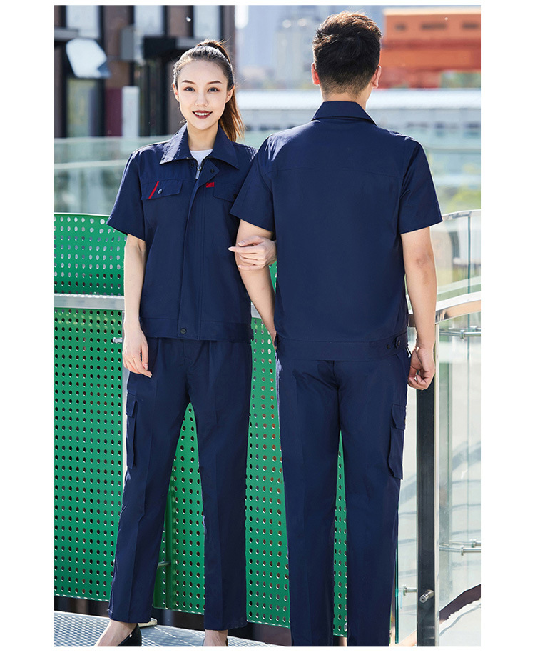 Full-craft cotton engineering workwear suit B14-P004