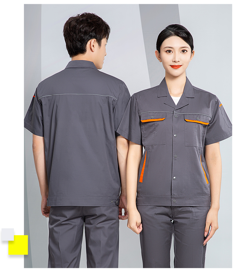 Summer short-sleeved work clothes suit H28-X102