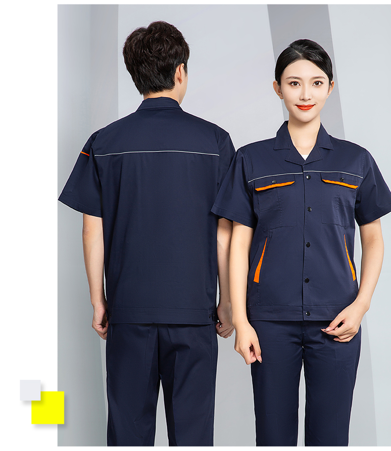 Summer short-sleeved work clothes suit H28-X102