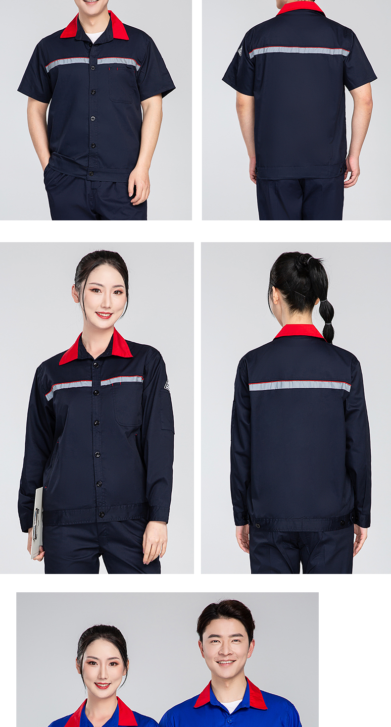 Sinopec anti-static summer long-sleeved workwear suit H22-9152 long-sleeved