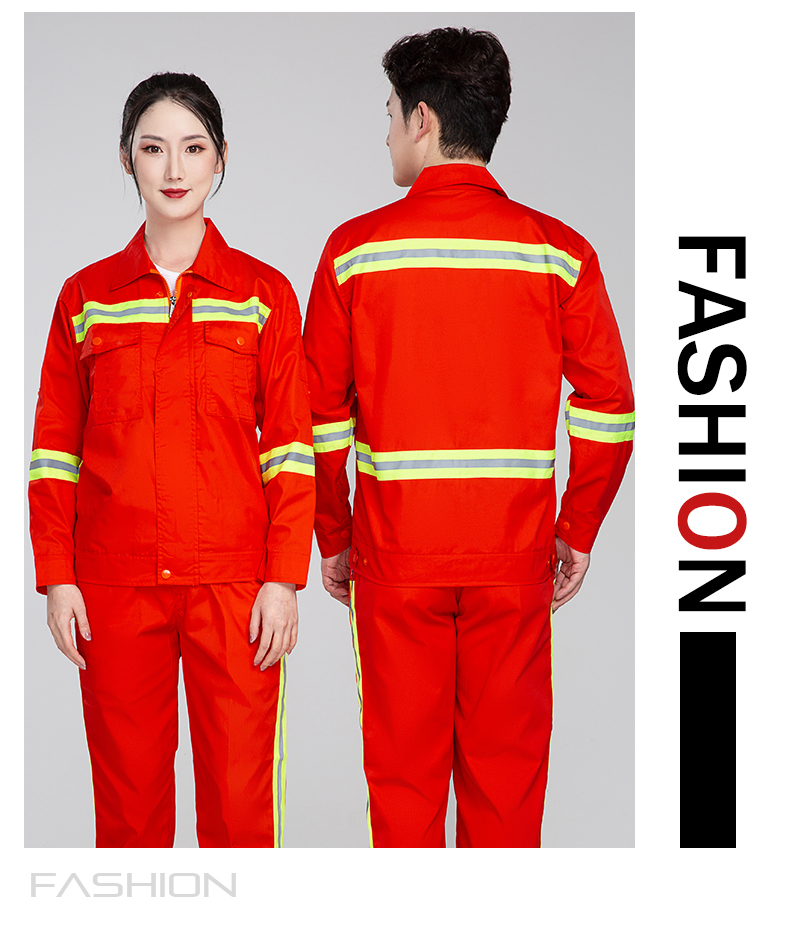 Moisture wicking sanitation thin summer long-sleeved workwear suit H22-2216