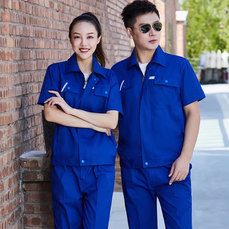 Full-craft cotton engineering workwear suit B14-P004