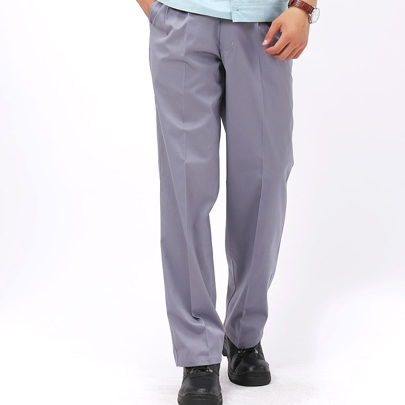 Fine twill inner hemming workwear engineering suit J01-6802 pants