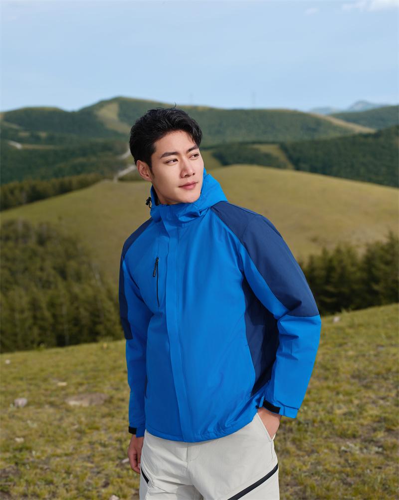 F558-Thick single-layer integrated silver fox fleece jacket