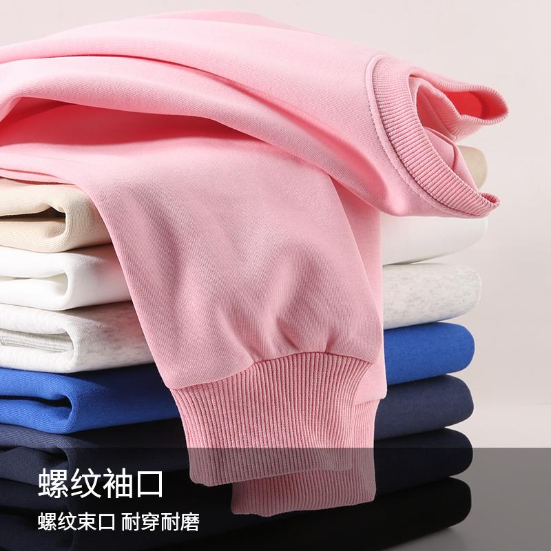 A7023-Chinese cotton round neck thin sweatshirt